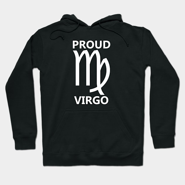 Proud Virgo White Hoodie by Ven0mBlast